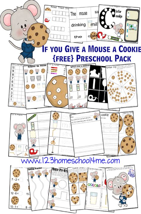 Free Printable If You Give A Mouse A Cookie Printables